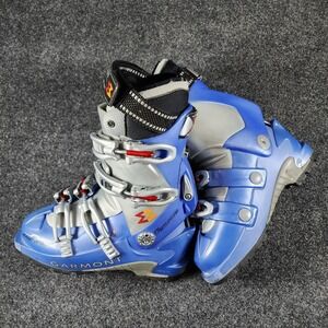 Garmont She Ride‎ Alpine Touring Ski Boots Women's Size 23 US 6 Blue & Silver